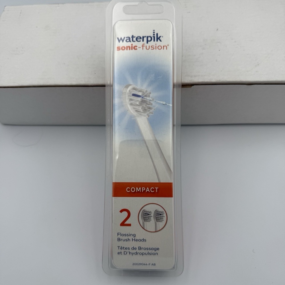 NEW Waterpik Sonic-Fusion Genuine Replacement SF-01 02 03 04 Compact Heads 2 Pk‎